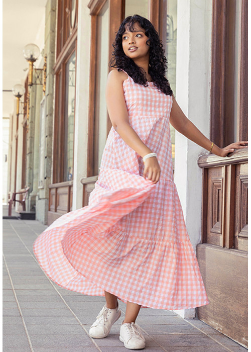 RHEIN PINK MAXI DRESS